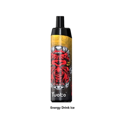 Yuoto Thanos 5000 Puffs Jednorazowy elektroniczny papieros Energy Drink Ice Mesh Coil 650mAh rohs Battery