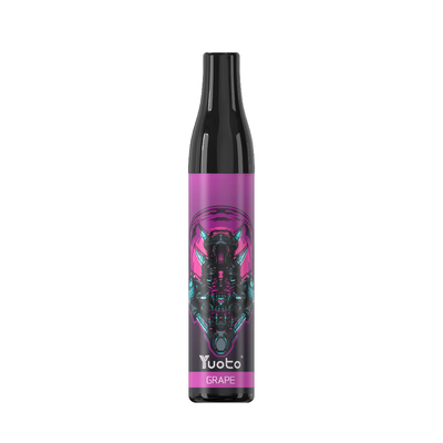 Butelka YUOTO 600 zaciągnięć jednorazowy waporyzator Grape Ice Mesh Coil 2% nikotyna TPD Europe