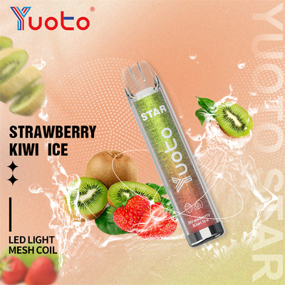 LED Shine Yuoto Star 3000 Puffs Jednorazowe waporyzatory z 5% nikotyną 16 gorących smaków