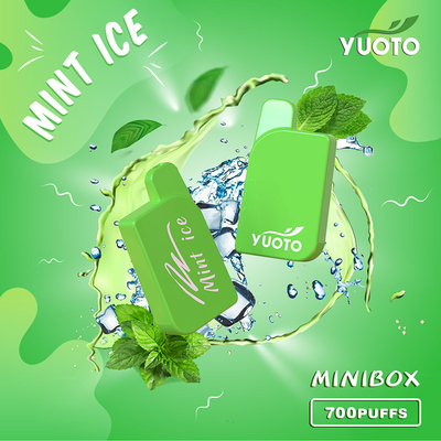 Yuoto Mini Box 700 Puffs Vape Jednorazowa bateria 15 smaków 450 mAh 2,3 ml