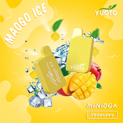 Yuoto Mini Box 700 Puffs 15 Smaków 2.3 ML Pojemność Soku Na To Zasługujesz Mint Ice Maskking Marka Mongo Ice