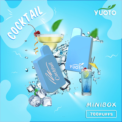 Yuoto Mini Box 700 Puffs 15 Smaków 2.3 ML Pojemność Soku Na To Zasługujesz Mint Ice Maskking Marka Mongo Ice