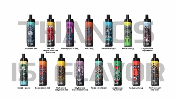 Yuoto Thanos 5000 Puffs 14ml Pre-Fill E-Juice Jednorazowy waporyzator 650 mAh Pojemność baterii