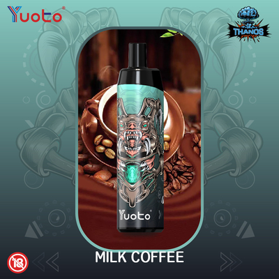 Oryginalny Yuoto Thanos 5000puff Jednorazowe Vape E-papierosy Vape Pen Mesh Coil Akumulator 650mAh 14ml Nikotyna 5%/2%
