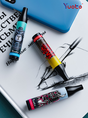 15 smaków 2000 zaciągnięć Yuoto Jednorazowy Vape 6 ml E Liquid 850 mAh z cewką siatkową