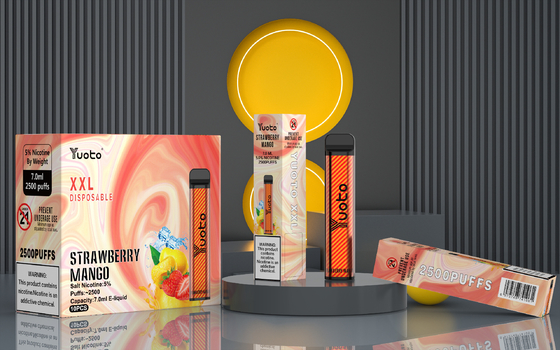 Oryginalne smaki Yuoto XXL 2500 Puff, jednorazowy papieros E 2% hurtowa sprzedaż nikotyny