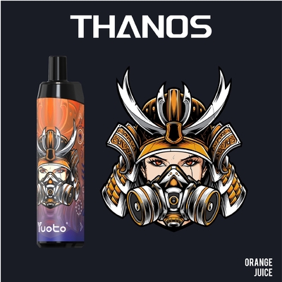 Yuoto Thanos 5000puff Jednorazowe Vape E-papierosy Vape Pen Mesh Coil Akumulator 650mAh 14ml Nikotyna 5%/2%