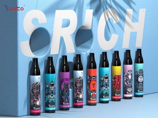 Oryginalny Yuoto 2000 Puffs Vape Jednorazowa cewka z siatki 6 ml E Bateria do soku 850 mAh E-papierosy Vape Pen