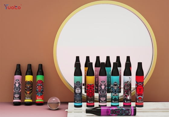 Oryginalny Yuoto 2000 Puffs Vape Jednorazowa cewka z siatki 6 ml E Bateria do soku 850 mAh E-papierosy Vape Pen