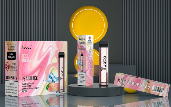 autentyczna fabryka yuoto xxl 2500 puff jednorazowy vape 5% nic 7 ml płyn 1200 mah 35 dostępnych kolorów