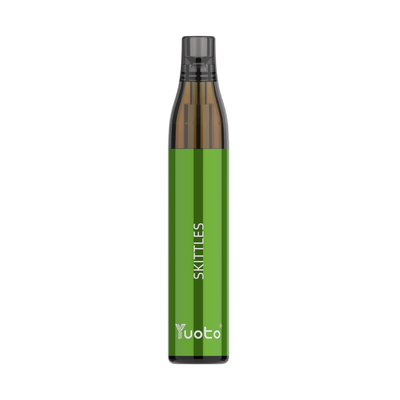 2022 Yuoto Butelka Max E Papieros Jednorazowy waporyzator Vapo 16 Pasek smakowy Vape 10 ml E Sok