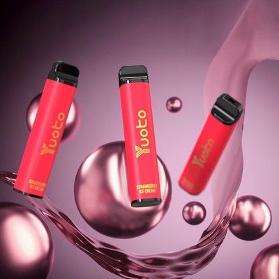 Smak winogronowy Yuoto xxl Max 3500 zaciągnięć jednorazowy elektroniczny papieros Vape cewki z siatki skórzana powierzchnia 9ml