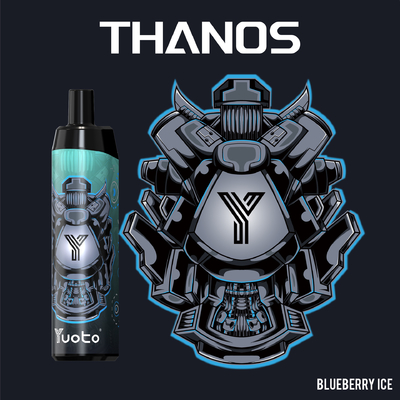 Yuoto Thanos 5000 Puffs Jednorazowe Vape Pen Szisza z 14 ml E-Liquid 650 mAh Cewka z siatki baterii