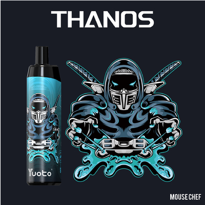 Vape pod Yuoto Thanos 5000 ptysi owocowy flavo nikotyna 14ML E płyn 650mAh siatkowa cewka ładowalna z typem C
