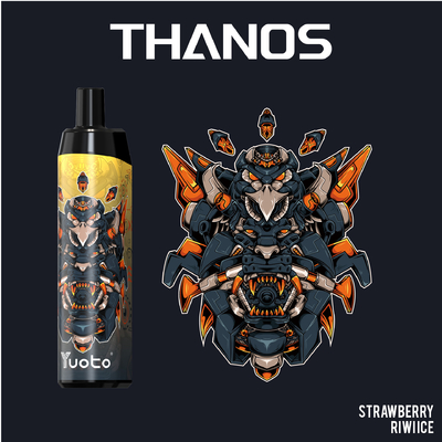 Jednorazowy e-papieros o smaku jabłkowym 5000 zaciągnięć E z cewką siatkową 14 ml E-liquid 650 mAh Bateria