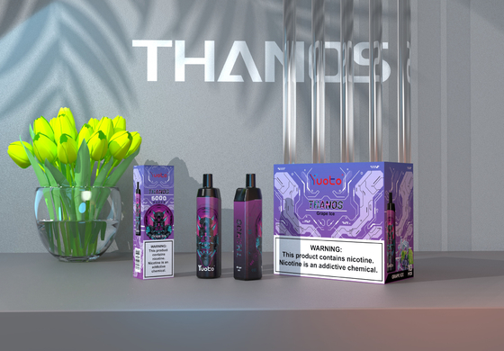 Arbuz Ice Jednorazowy Vape Yuoto Thanos 5000 Zaciągnięć E Papieros z Cewką Siatkową 14 ml E-Liquid 650 mAh Bateria