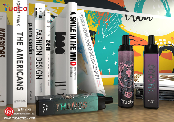 Truskawkowy Arbuz Lód 5000 Zaciągnięć Jednorazowy Vape Pod Yuoto Thanos Cewka Siatkowa 14 ml Ejuice 650 mAh Bateria z Chin