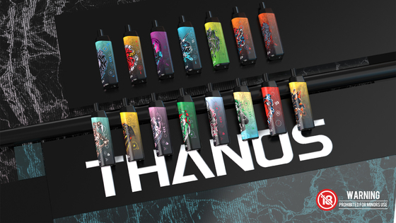 5000 zaciągnięć Jednorazowy Vape Pod Brzoskwiniowy smak Yuoto Thanos Cewka z siatki 14 ml Ejuice 650 mAh Bateria z fabryki w Chinach