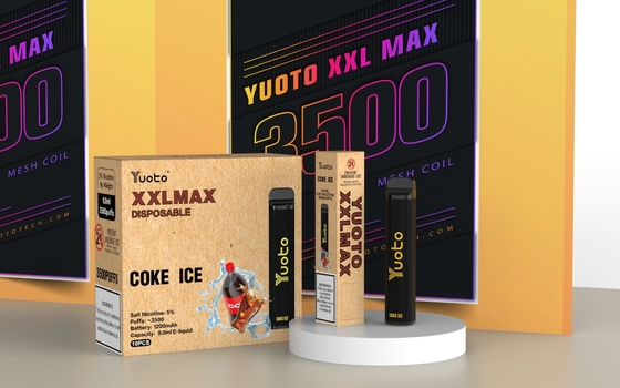 Oryginalny Yuoto vape pod XXL MAX 3500 Puffs E Koks papierosowy o smaku lodu