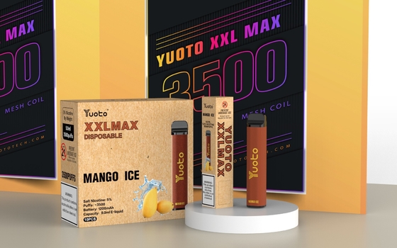 Smak arbuza Yuoto xxl Max 3500 zaciągnięć jednorazowy waporyzator siatkowy cewki skórzana powierzchnia 9ml