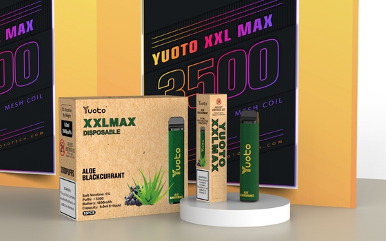 Yuoto Jednorazowy waporyzator 3500 Puffs Strawberry Raspberry XXL Max Puff Plus dla Zjednoczonych Emiratów Arabskich
