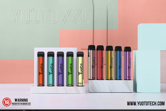 ODM Yuoto XXL 2500 zaciągnięć Jednorazowe kapsułki 1200 mAh Bateria 7,0 ml Ejuice 0% 2% 5% Nikotyna z fabryczną ceną hurtową