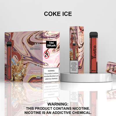 Fabryka w Chinach Hurtownia Jednorazowego Długopisu Vape z 7 ml E-Liquid 1200 mAh Baterii Strawberry Kiwi Ice