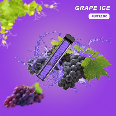 Blueberry Ice Jednorazowy Vape Yuoto XXL 2500 Puffs E Cigarette z 7ml E-Liquid 1200mAh Bateria