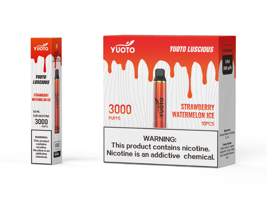 Dystrybutor nikotyny Yuoto Luscious 3000 Puff, 8,0 ml E Juice Jednorazowy Vape Pen