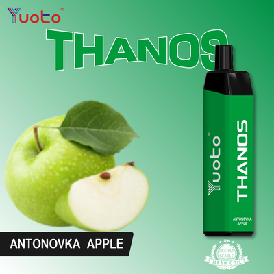 Banan Flavour Jednorazowy Vape Pod 5000 Zaciągnięć Siatkowa Cewka 14 ml E Juice 650 mAh