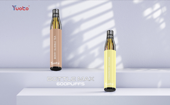 20 mg nikotyny 600 zaciągnięć Butelka YUOTO Max, cewka z siatki TPD Jednorazowy Vape 2% nikotyny