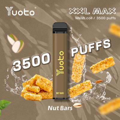 Fabryka Hurtownia Jednorazowego Vape Długopis Yuoto XXL Max 3500 Zaciągnięć Siatkowa Cewka 9 ml E-Liquid 1200 mAh Baterii