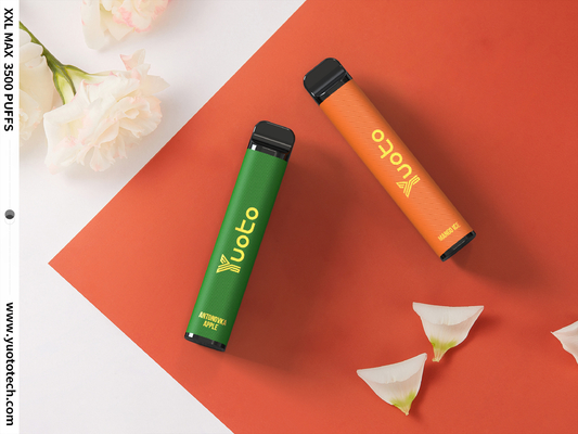 Cena fabryczna Jednorazowe Pod Parownik 9 ml E-Liquid 1200 mAh Baterii Yuoto XXL Max 3500 Zaciągnięć Siatkowa Cewka dla Większego Dymu
