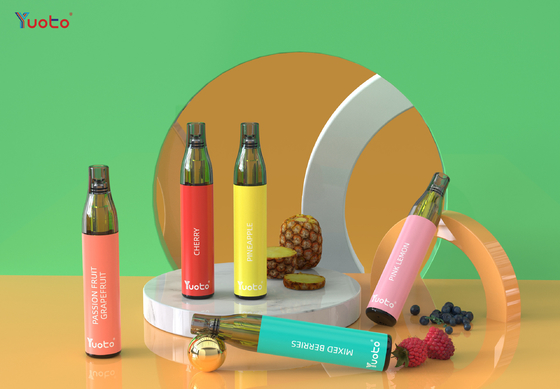 14 smaków 2 ml E Juice 2% Butelki Nic Yuoto Maksymalnie 600 zaciągnięć z fajką wodną TPD Pen