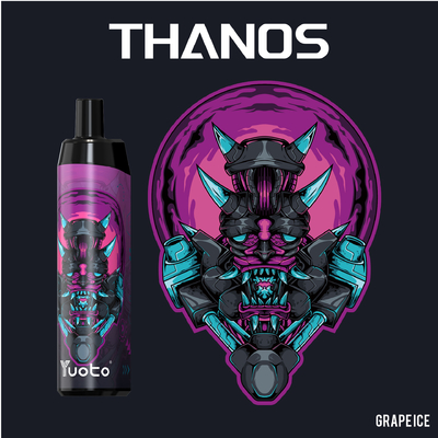 Jednorazowy parownik 5% nikotyna Yuoto Thanos 5000 zaciągnięć długopis szisza 14ML 650mAh siatkowa cewka z typem C