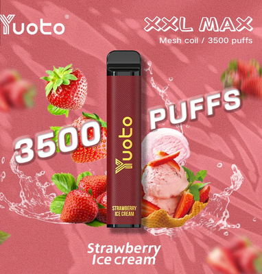 16 Smaków Yuoto XXL Max 3500 Zaciągnięć Jednorazowy Vape 9.0ml E Juice 1200mAh