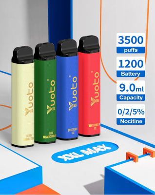 Rosja najgorętsze sprzedawanie Yuoto XXL Max 3500 zaciągnięć siatkowe cewki skórzana powierzchnia 9ml hurtownia jednorazowa hurtownia I Vape