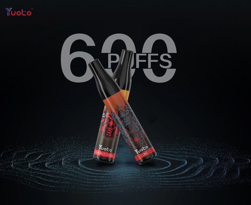 Winogronowy smak lodu Butelka Yuoto Max, 600 zaciągnięć Nowy typ Vape Pen