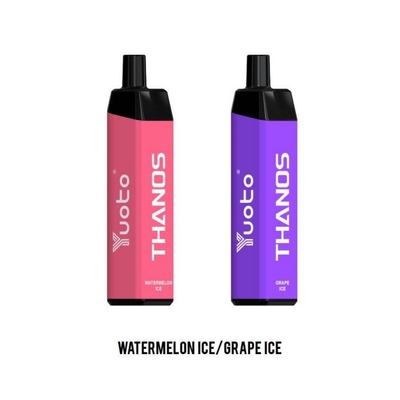 Yuoto thanos jednorazowy e sok Vape 5000 Puffs msds jednorazowy waporyzator Grape ice