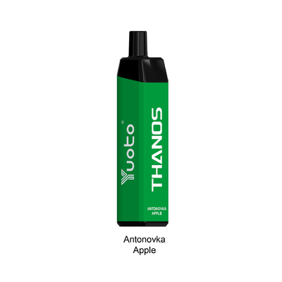 yuoto oem jednorazowy vape thanos 5000 Puffs msds zatwierdzony jednorazowy waporyzator Antonovka apple