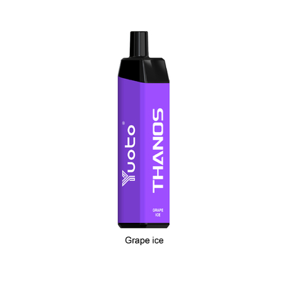 Yuoto thanos jednorazowy e sok Vape 5000 Puffs msds jednorazowy waporyzator Grape ice