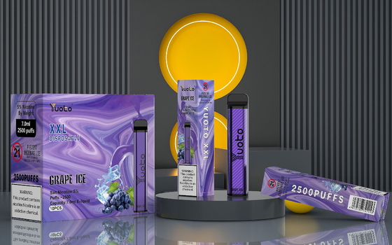 Yuoto XXL 2500 puffs Jednorazowy Vape Pen Atomizer Shisha Electronic Hookah