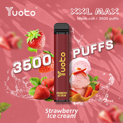 ODM Jednorazowe waporyzatory CE ROHS Yuoto XXL Max 3500 zaciągnięć Vaping Pod Systems 18 Mixed Flavour Dubai Kup