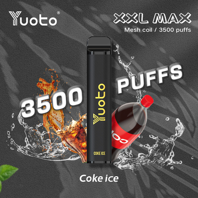 ODM Jednorazowe waporyzatory CE ROHS Yuoto XXL Max 3500 zaciągnięć Vaping Pod Systems 18 Mixed Flavour Dubai Kup