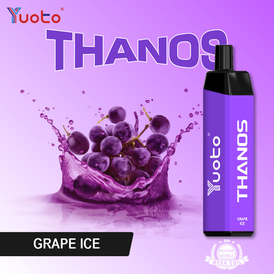 Thanos by Yuoto Oryginalna fabryka 5000 Puff 14ml Akumulator Jednorazowy Vape MSDS Jednorazowy Parownik