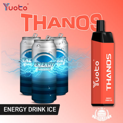 Thanos 5000 zaciągnięć 14 ml 650 mAh Akumulator jednorazowego waporyzatora Shenzhen E Papieros