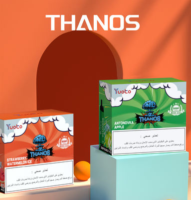 Thanos 5000 zaciągnięć 14 ml 650 mAh Akumulator jednorazowego waporyzatora Shenzhen E Papieros