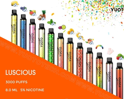 Gorąca sprzedaż hurtowa Vape Pen Pod zestaw startowy Yuoto soczyste 3000 zaciągnięć jednorazowe E Vape elektroniczny papieros Vape Pod