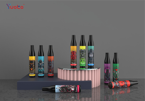 600 zaciągnięć Butelka Vape 2% Nic 2 ml 400 mAh Cewka z siatki Vape Jednorazowy papieros o smaku owocowym