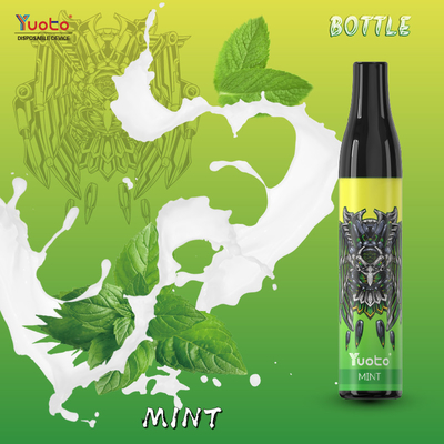 Butelka YUOTO 600 zaciągnięć Jednorazowy waporyzator POD Mint 20mg 2% cewka nikotynowa TPD